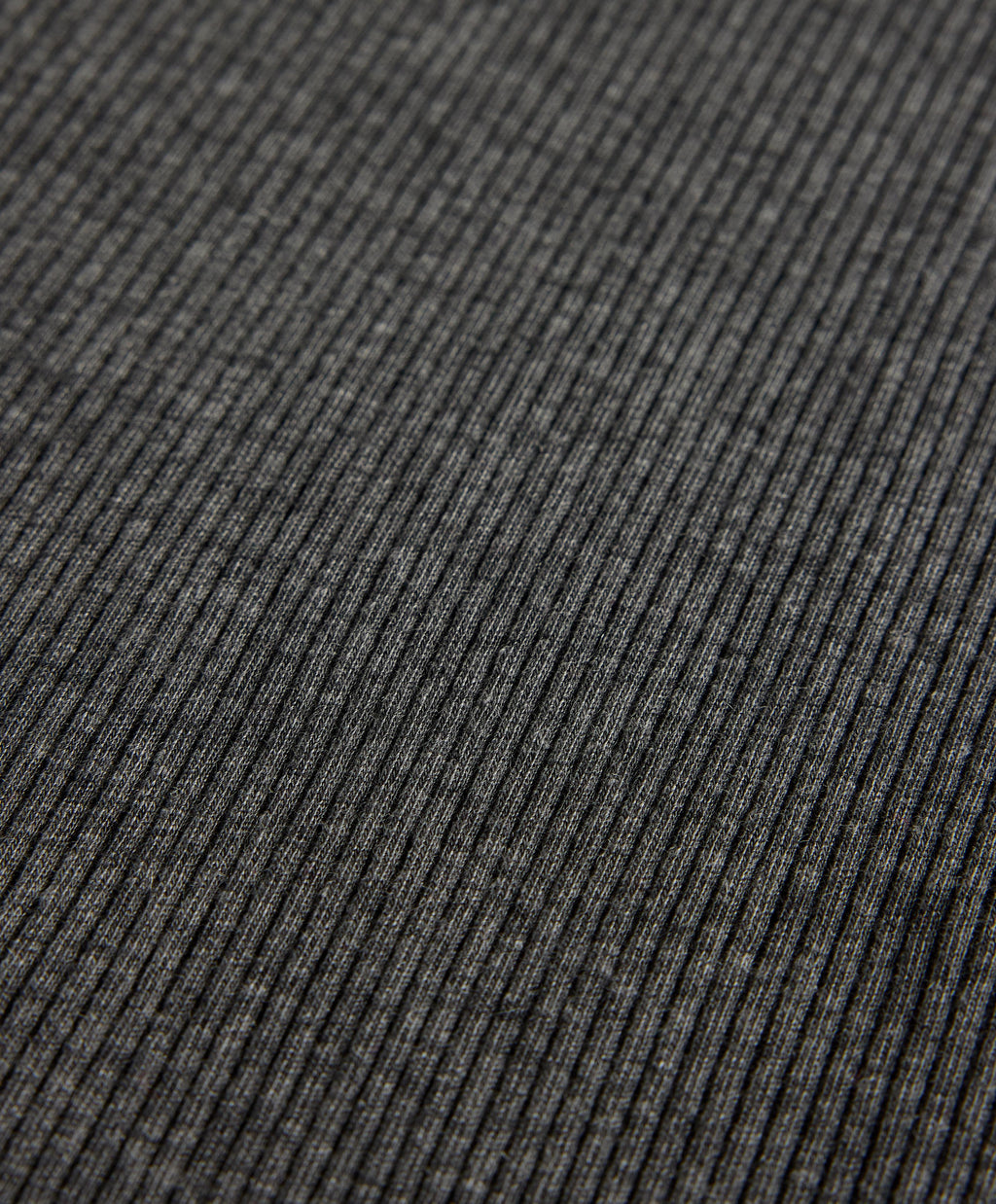 HIGH NECK RIB T SHIRT WITH LYOCELL