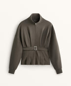 SOFT TOUCH MODAL BELTED JACKET
