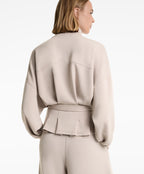 SOFT TOUCH MODAL BELTED JACKET