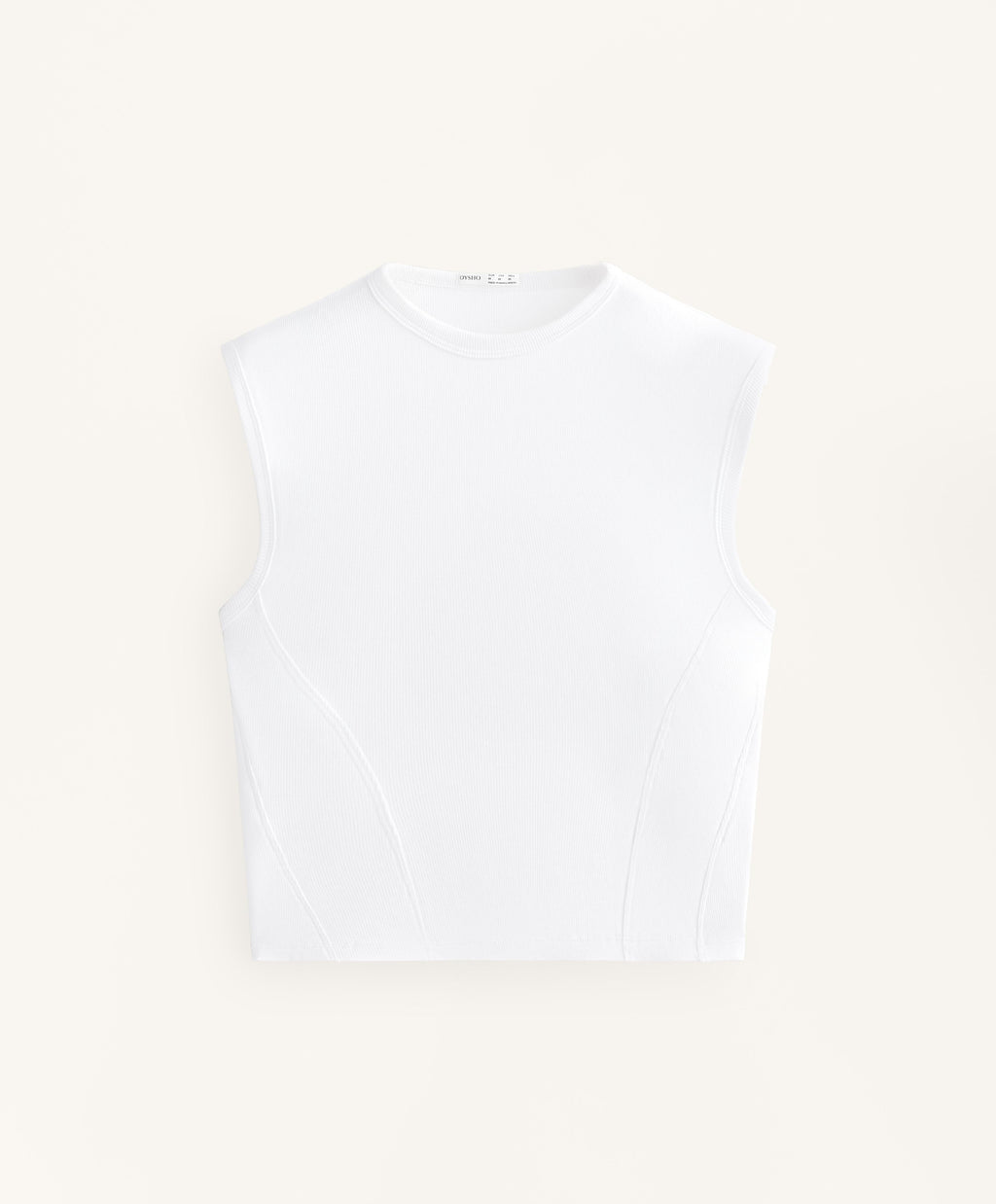 SHORT SLEEVE RIB T SHIRT WITH COTTON AND MODAL