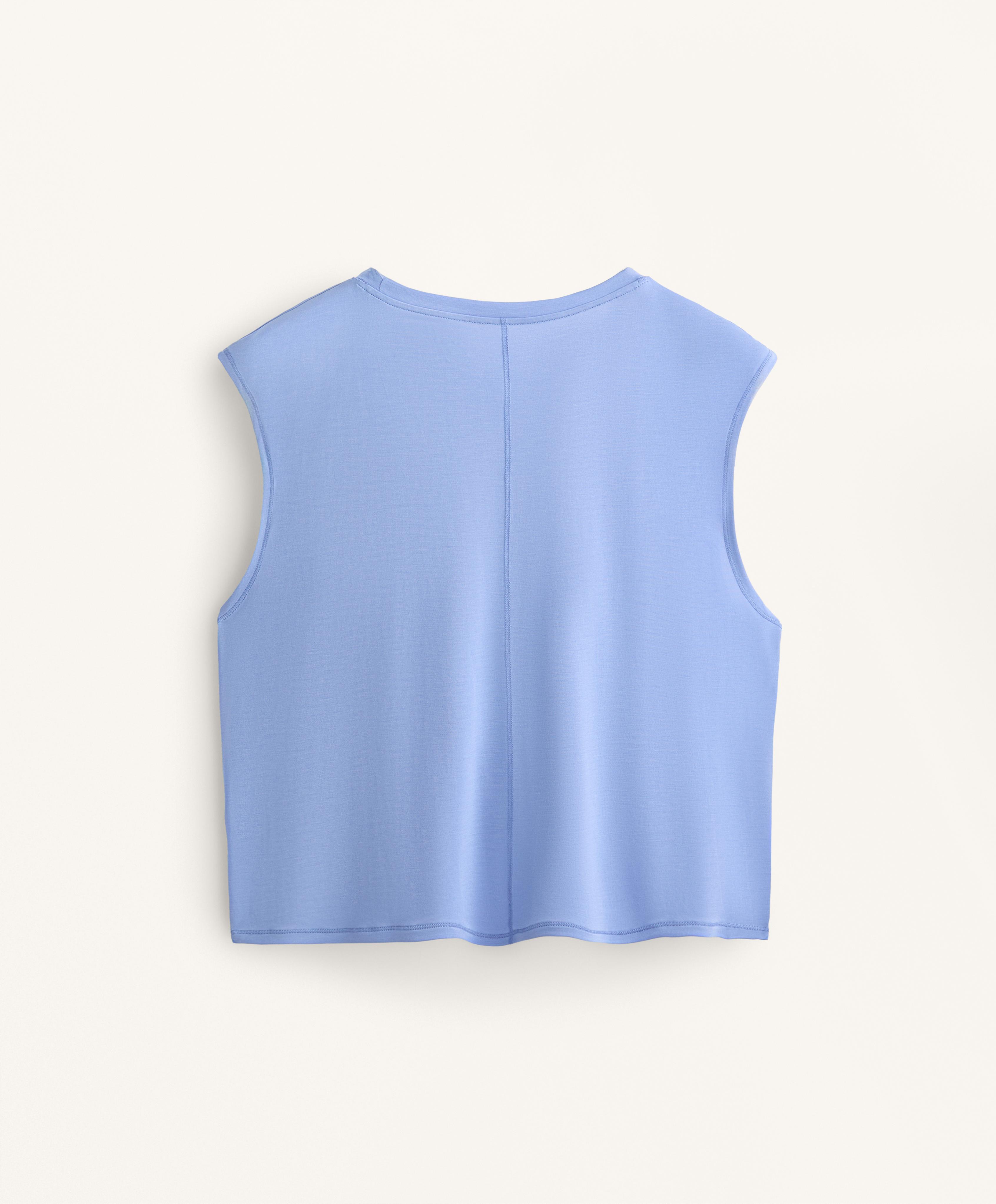 MODAL BLEND SLEEVELESS T SHIRT
