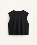 MODAL BLEND SLEEVELESS T SHIRT