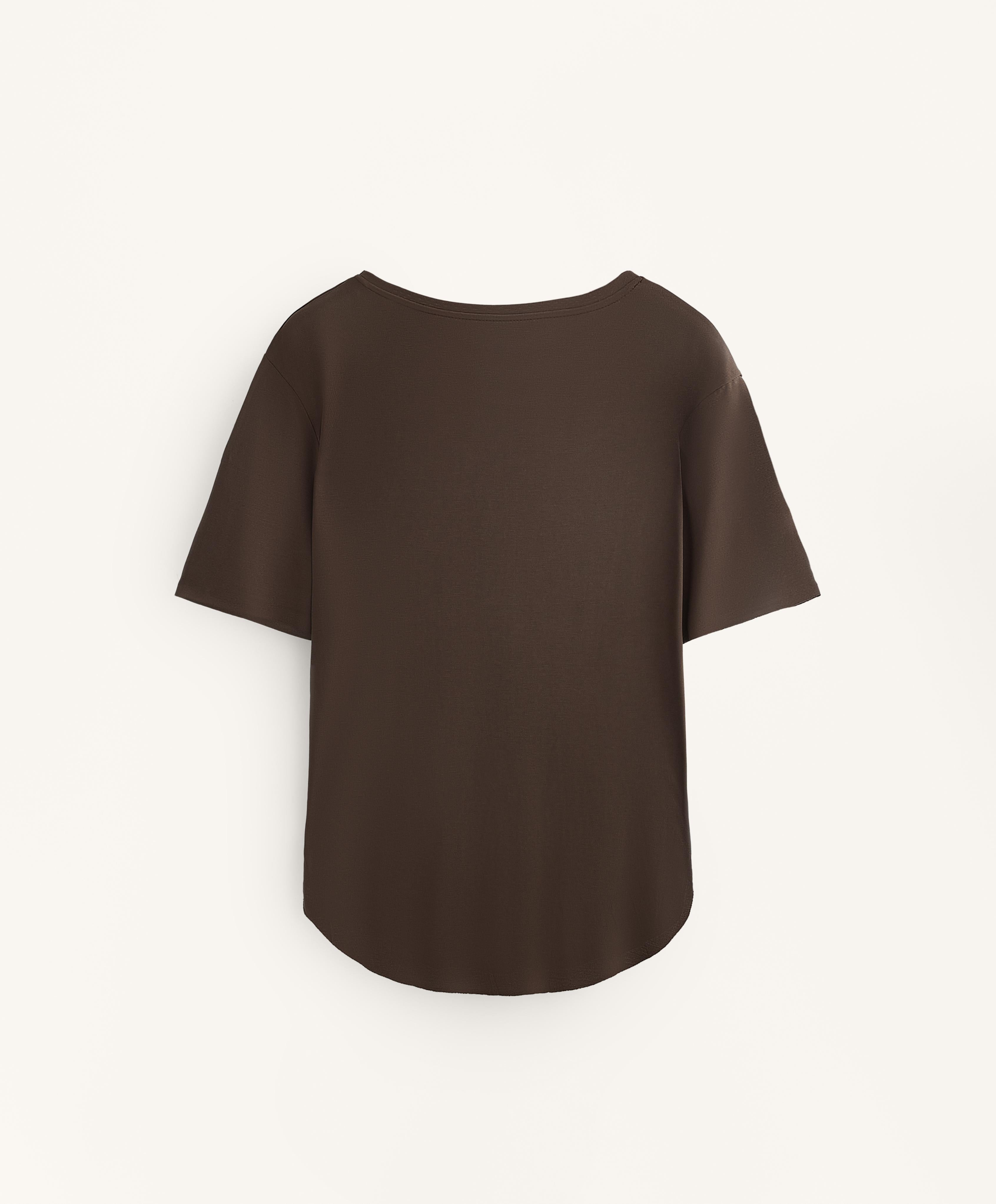 SHORT SLEEVE MODAL BLEND T SHIRT