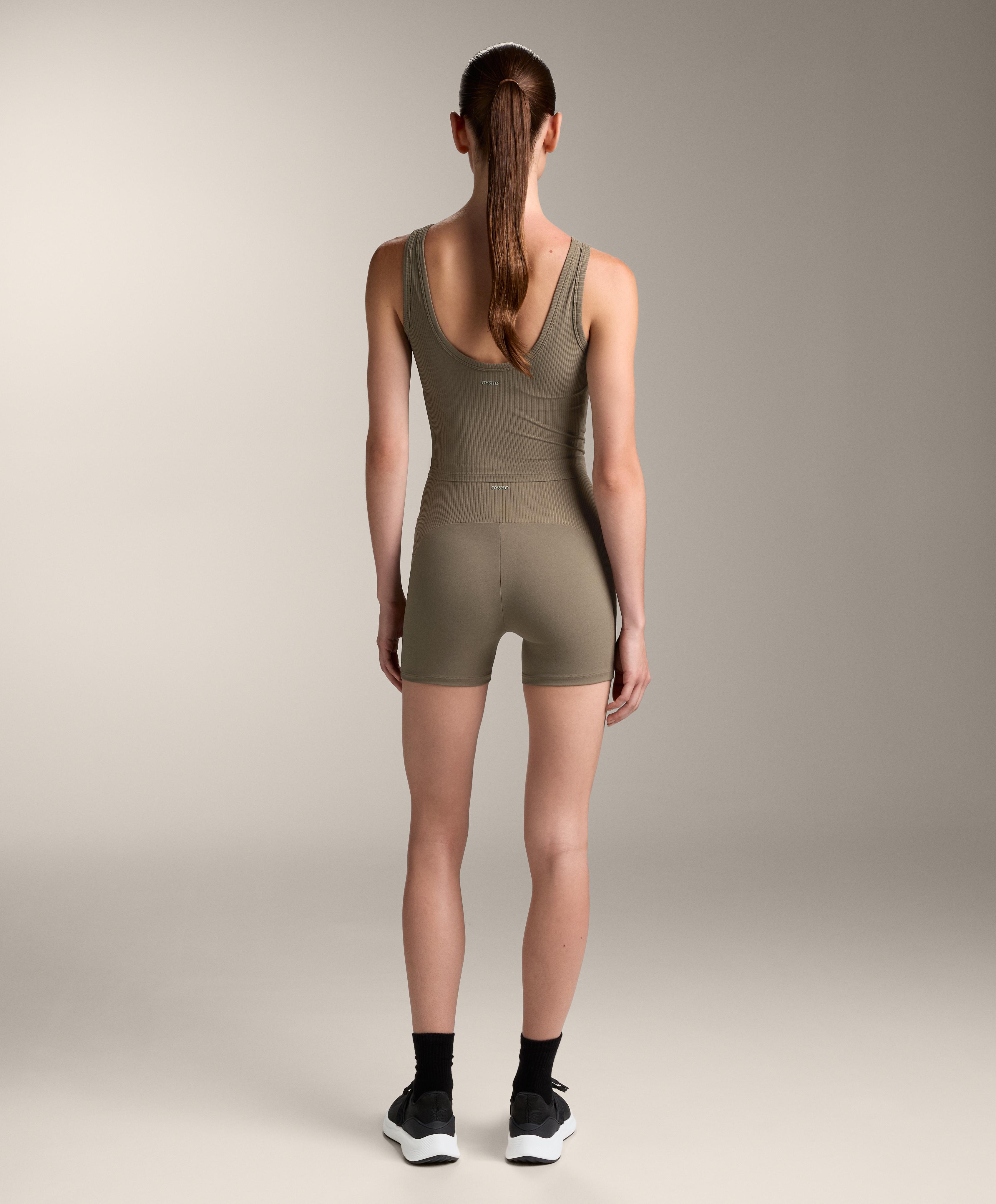 COMFORTLUX HIGH RISE RIB 10 CM HOT PANTS