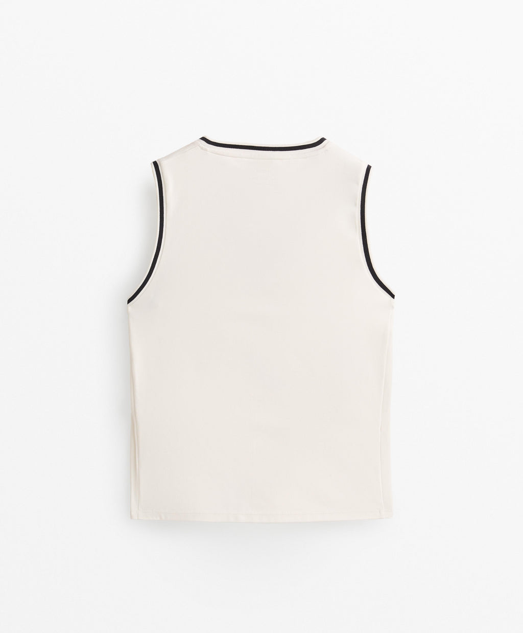 SLEEVELESS V NECK T SHIRT