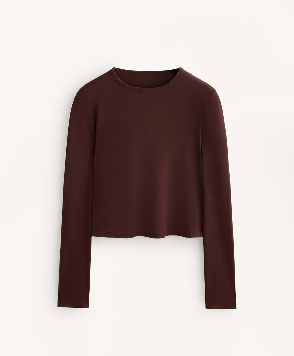 CROSS BACK CROPPED T SHIRT WITH MODAL