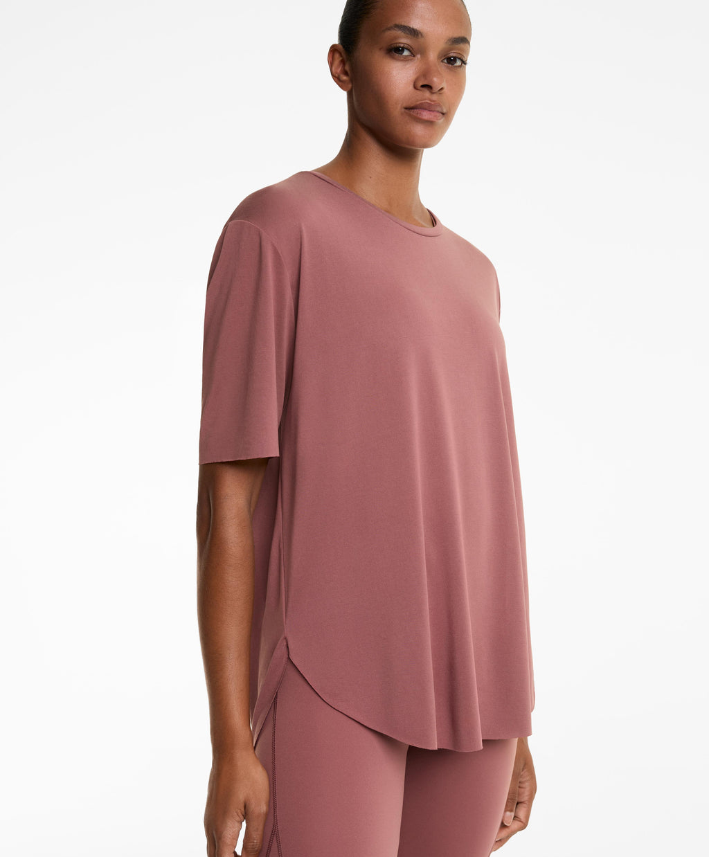 SHORT SLEEVE MODAL BLEND T SHIRT