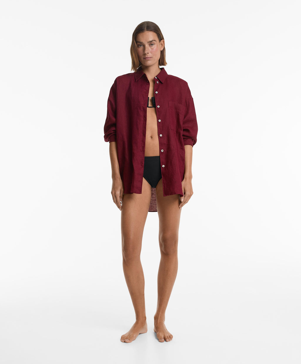 HALTERNECK U NECK BIKINI TOP