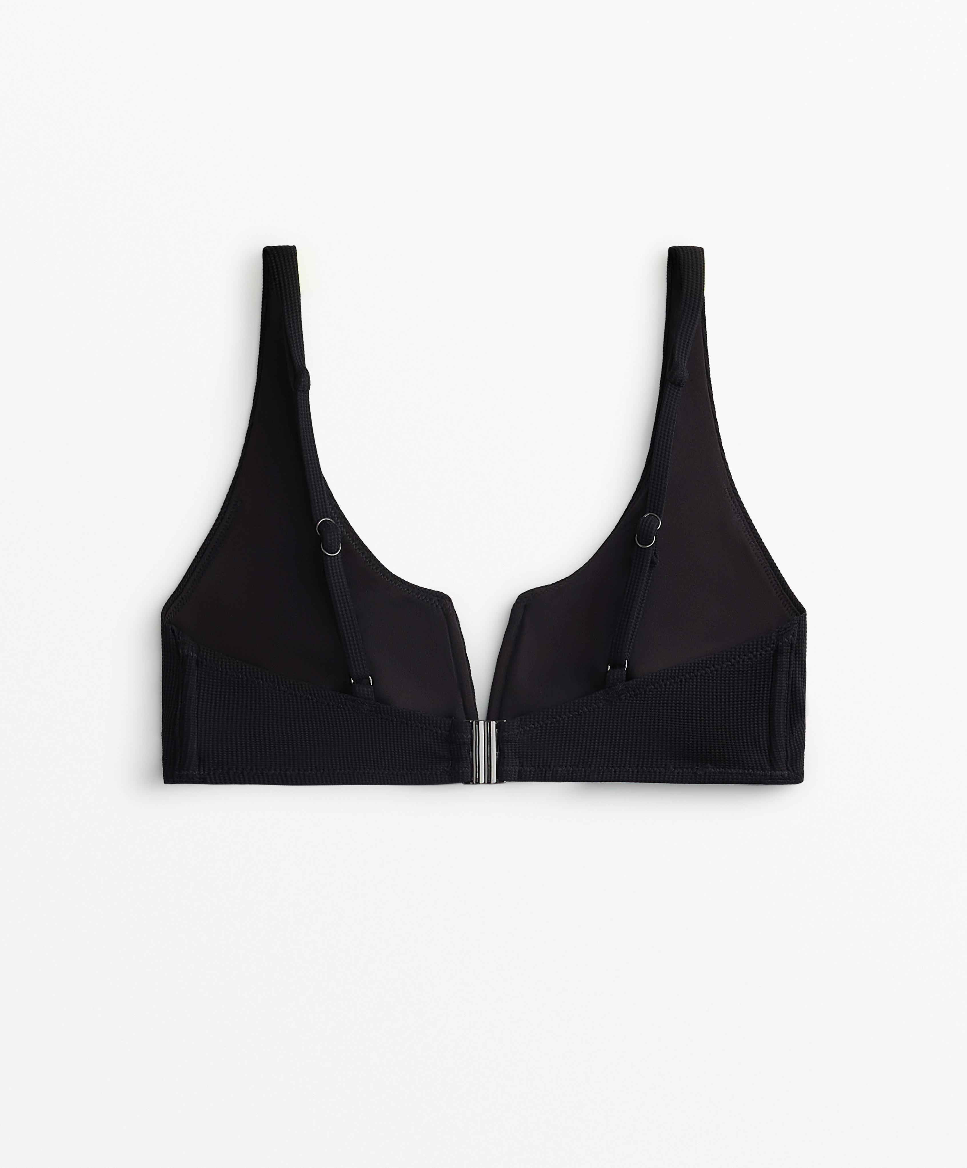 PIQUE HALTERNECK BIKINI TOP