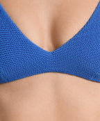 HALTERNECK CRINKLE BIKINI TOP