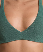 HALTERNECK CRINKLE BIKINI TOP