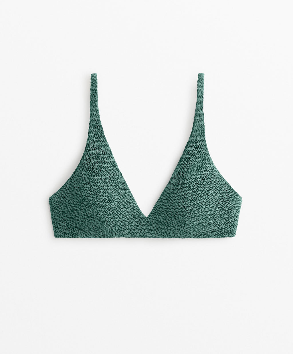 HALTERNECK CRINKLE BIKINI TOP
