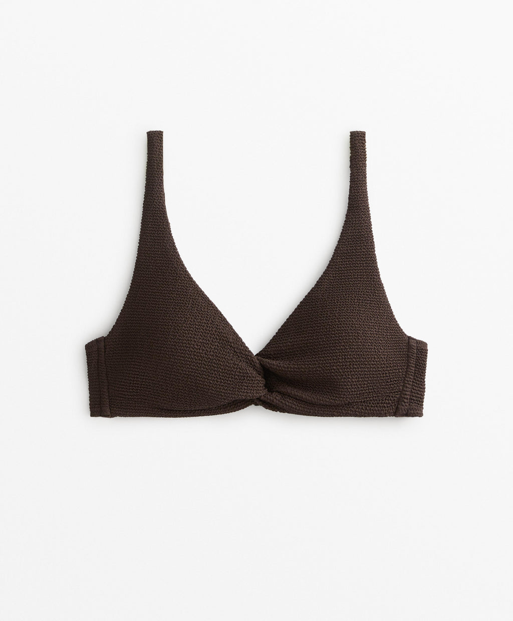 CRINKLE HALTERNECK BIKINI TOP