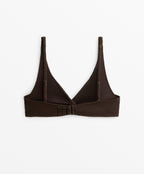 CRINKLE HALTERNECK BIKINI TOP