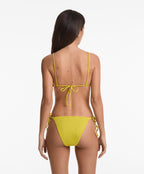 JACQUARD TRIANGLE BIKINI TOP