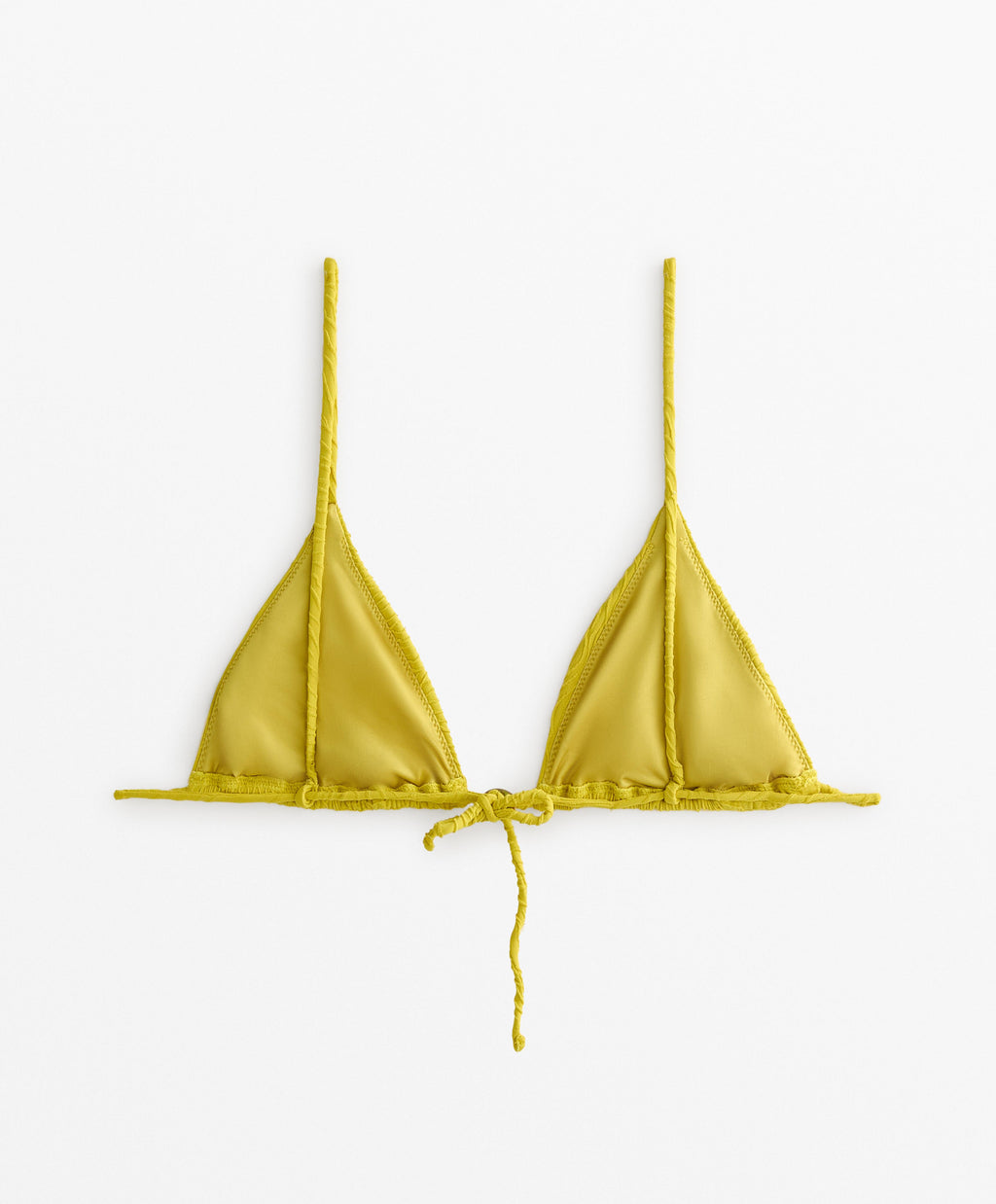 JACQUARD TRIANGLE BIKINI TOP