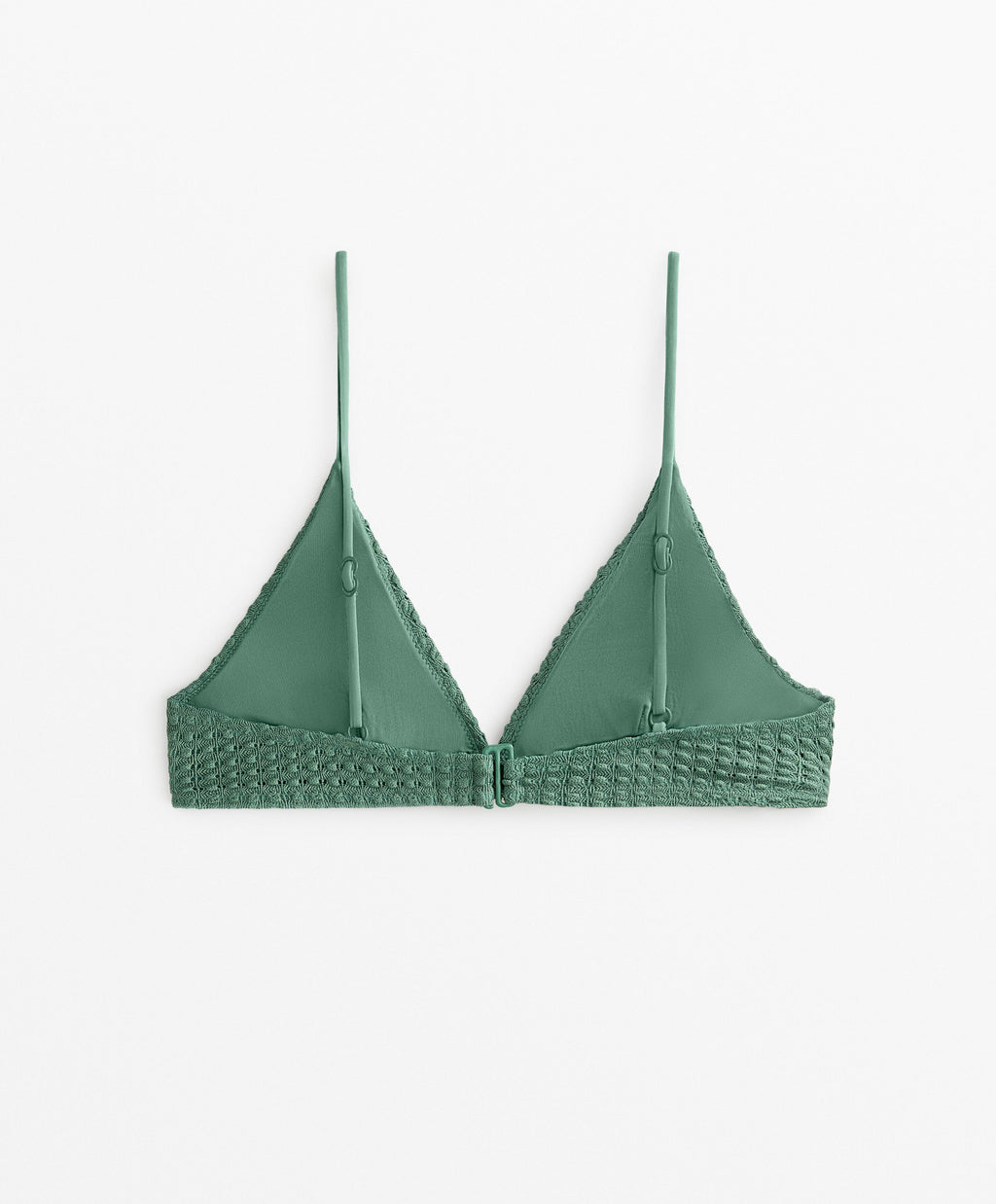 BUBBLE CROCHET TRIANGLE BIKINI TOP