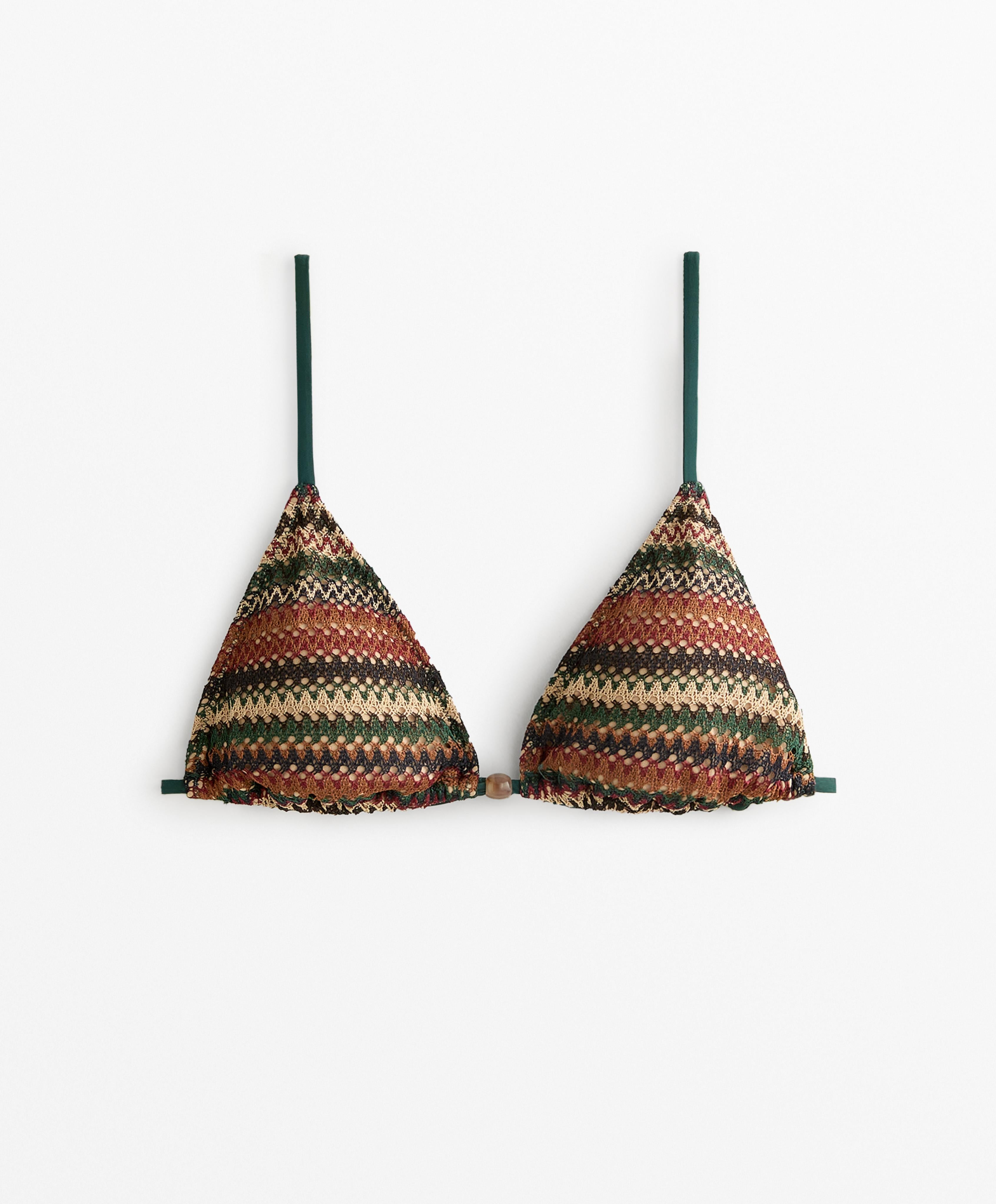 TRIANGLE CROCHET BIKINI TOP