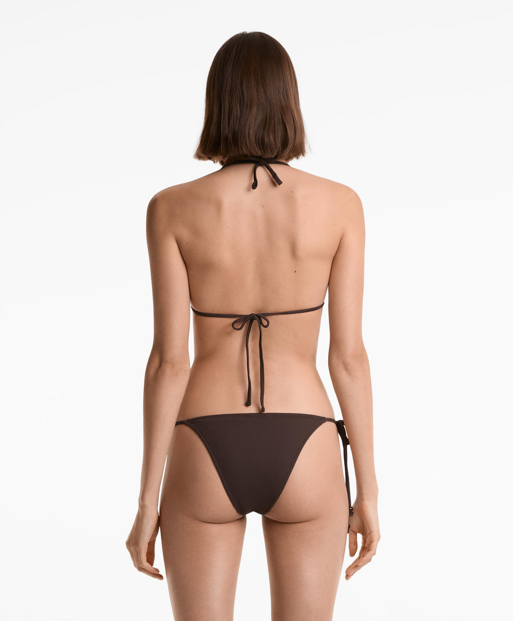 RIB TRIANGLE BIKINI TOP