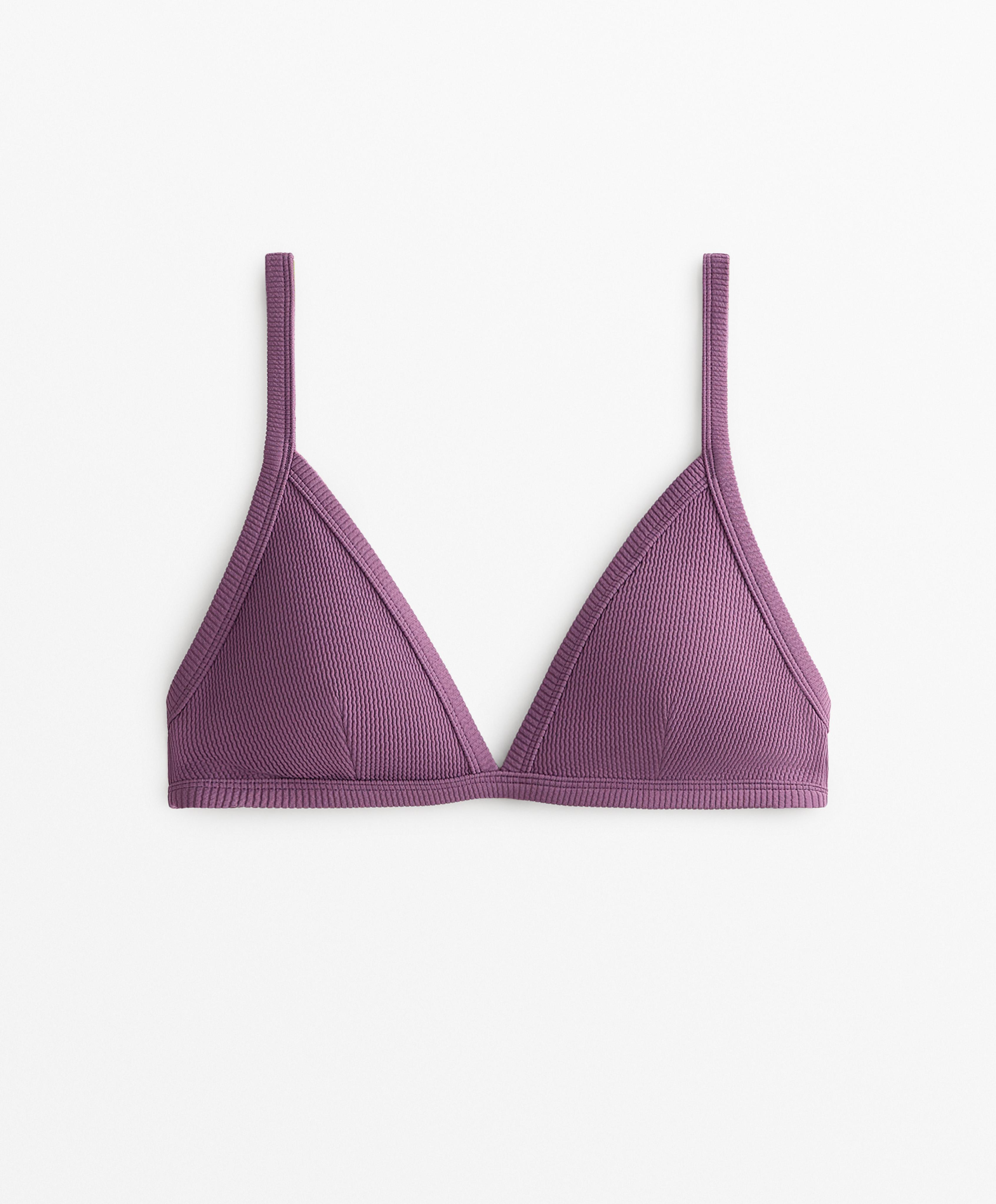 TRIANGLE RIB BIKINI TOP