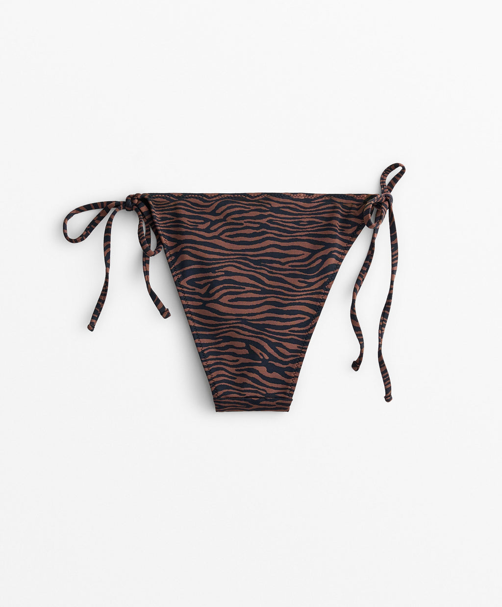 MEDIUM COVERAGE JACQUARD TIE BIKINI BRIEFS