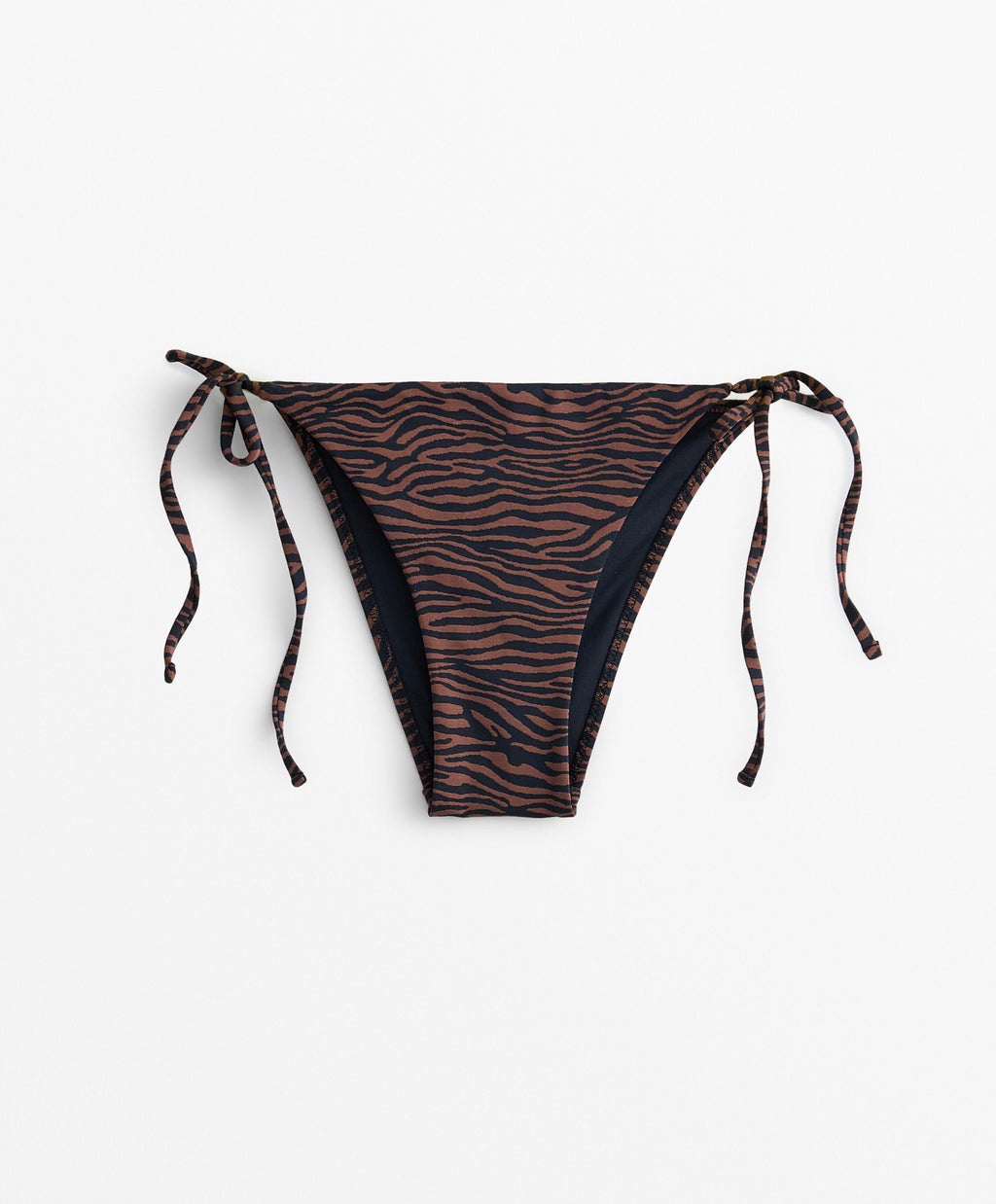 MEDIUM COVERAGE JACQUARD TIE BIKINI BRIEFS