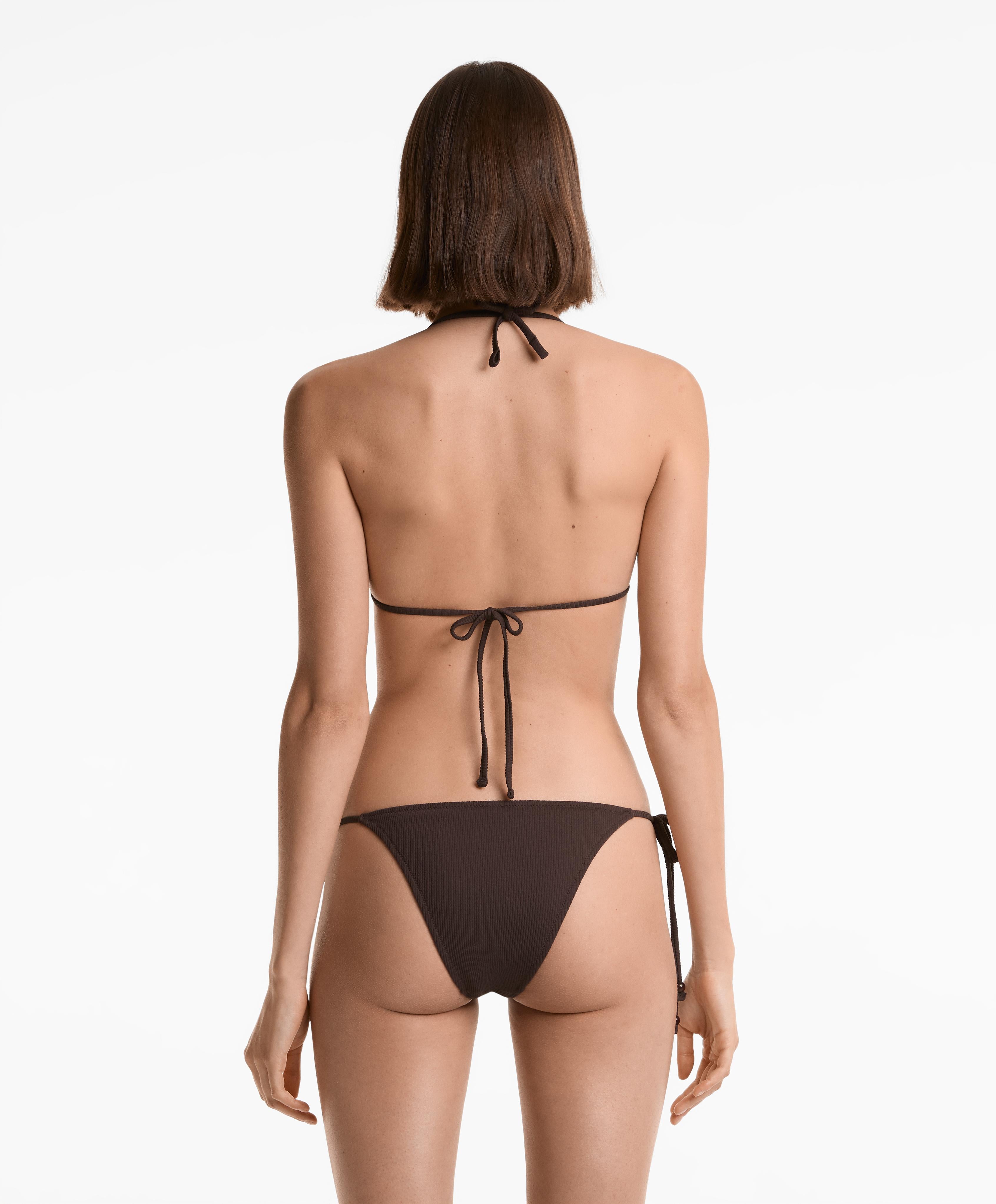 MEDIUM COVERAGE TIE RIB BIKINI BRIEFS