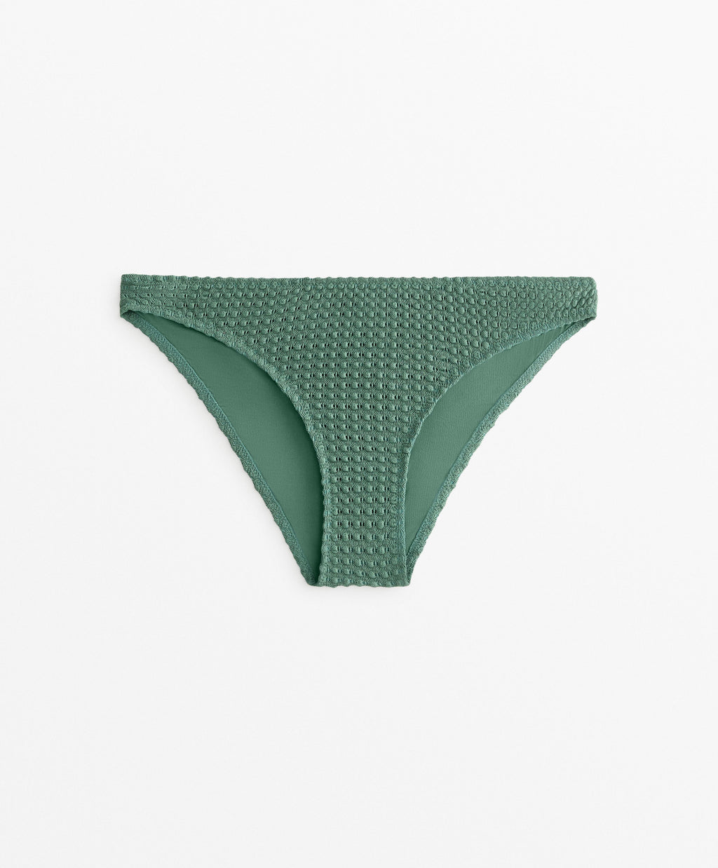 BUBBLE TEXTURE CROCHET CLASSIC BIKINI BRIEFS