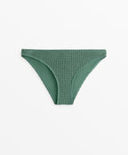 BUBBLE TEXTURE CROCHET CLASSIC BIKINI BRIEFS