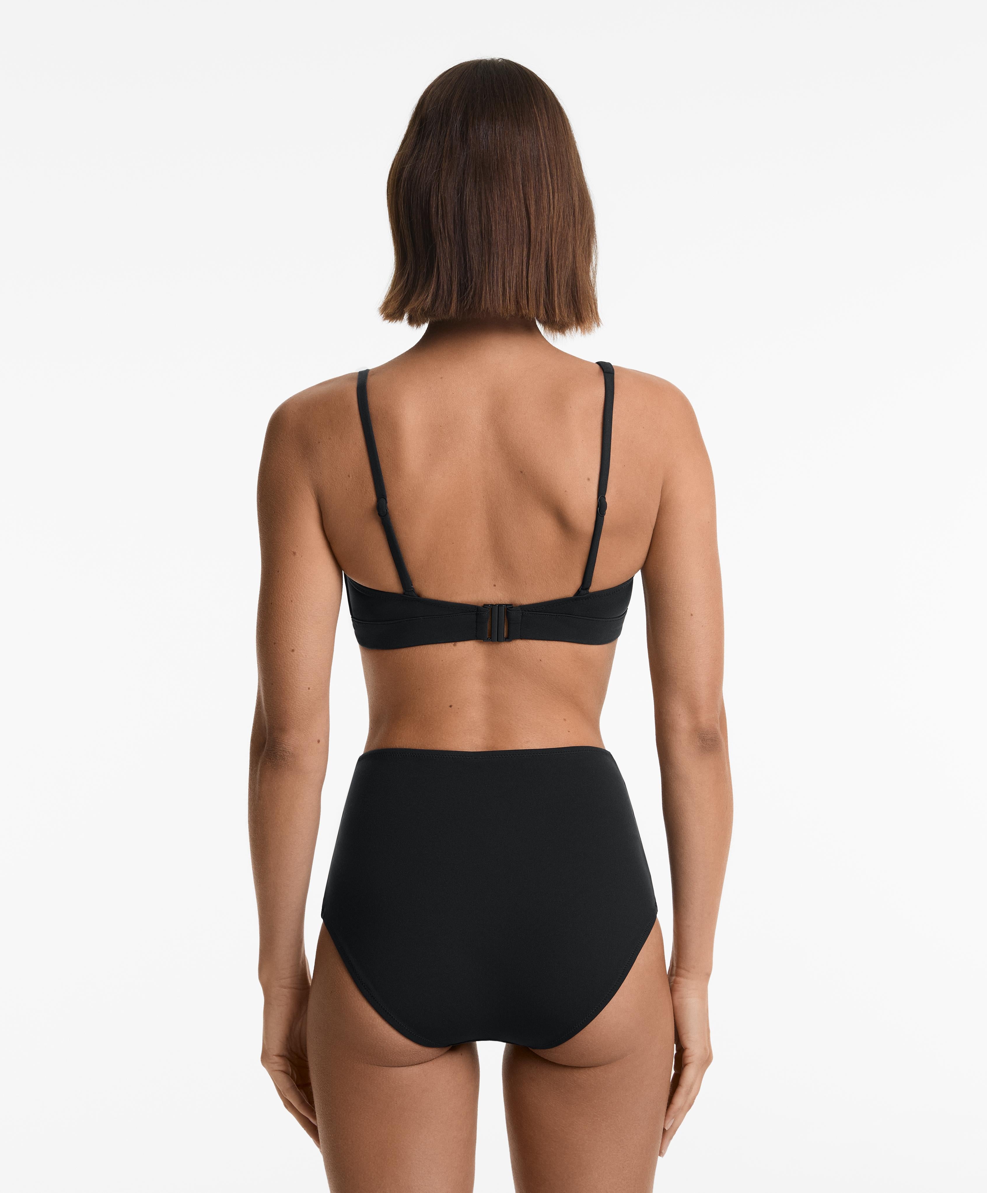 SHAPEWEAR EFFECT HIGH WAISTED BIKINI BRIEFS