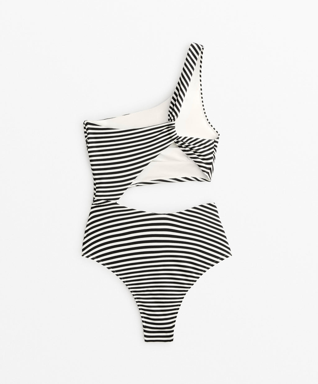 STRIPED ASYMMETRIC TRIKINI