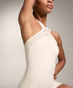 COMPRESSIVE CUTWORK SHORT JUMPSUIT