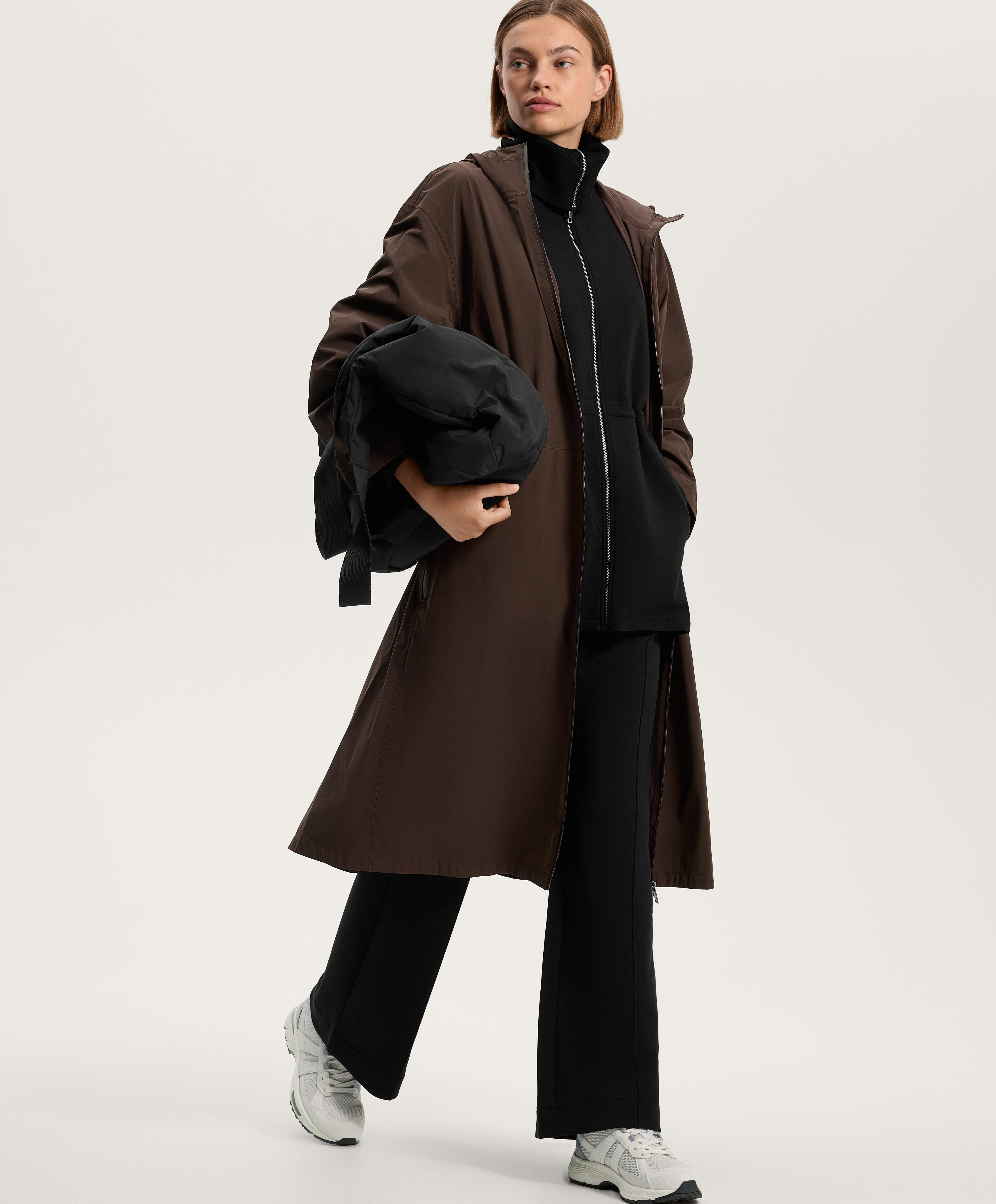 RELAXED COTTON BLEND SEAM TROUSERS