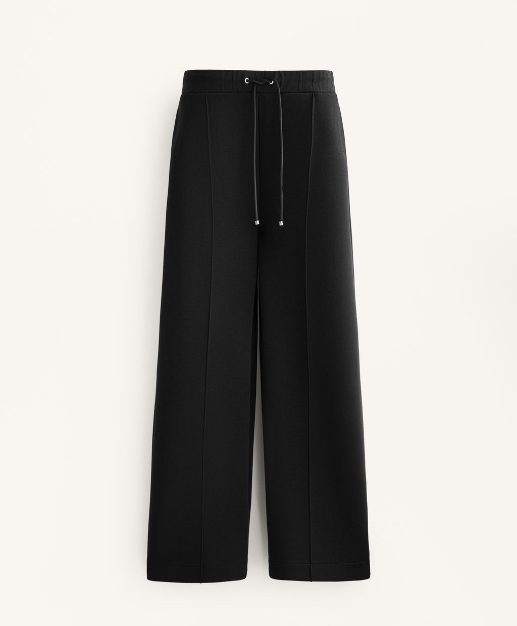 RELAXED COTTON BLEND SEAM TROUSERS