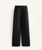 RELAXED COTTON BLEND SEAM TROUSERS
