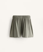 FLOATY WIDE LEG SHORTS WITH MODAL