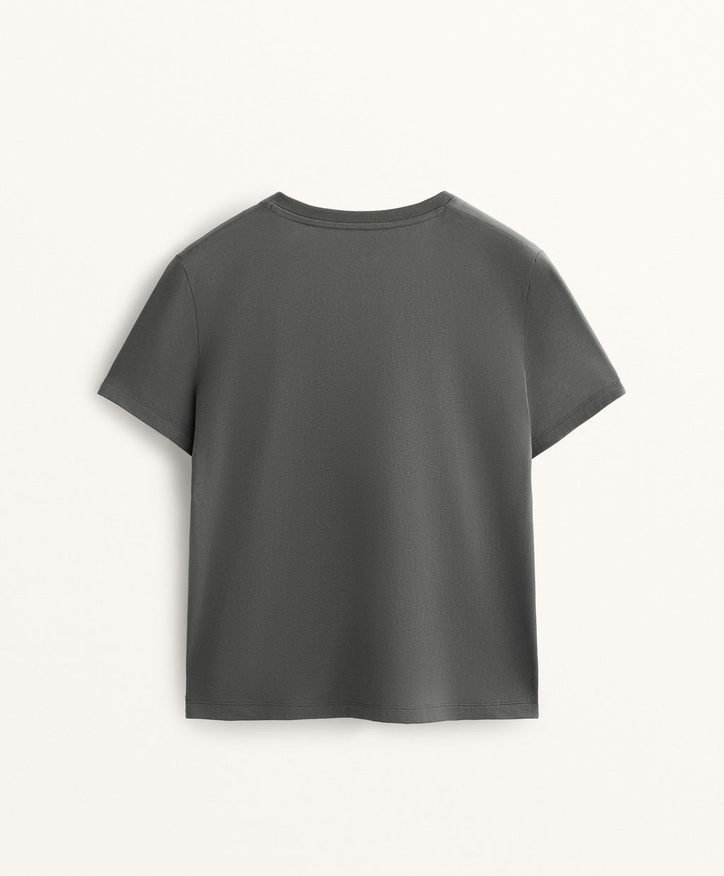 COTTON BLEND V NECK T SHIRT