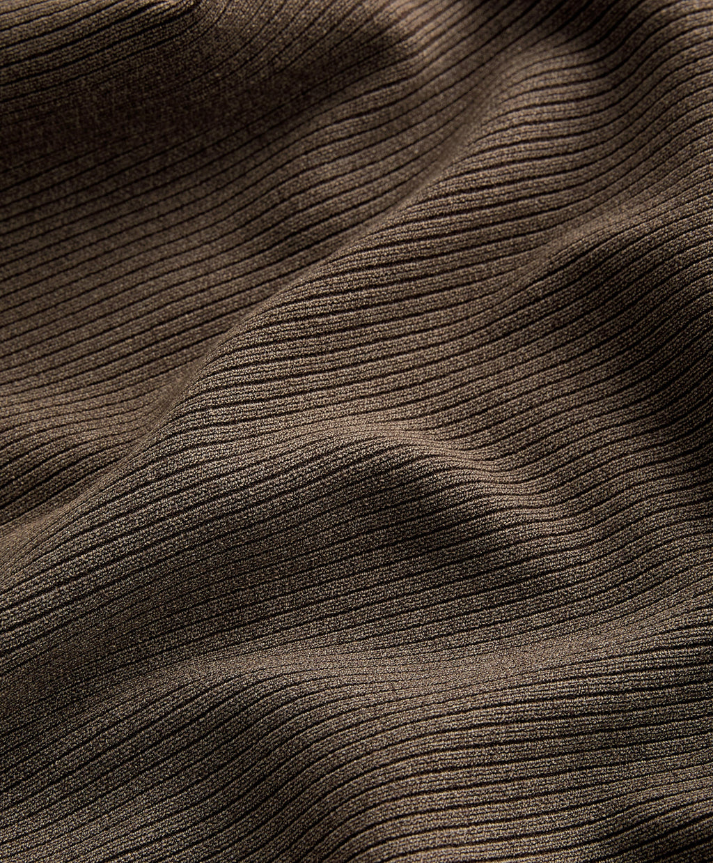 HOODED RIB KNIT JACKET