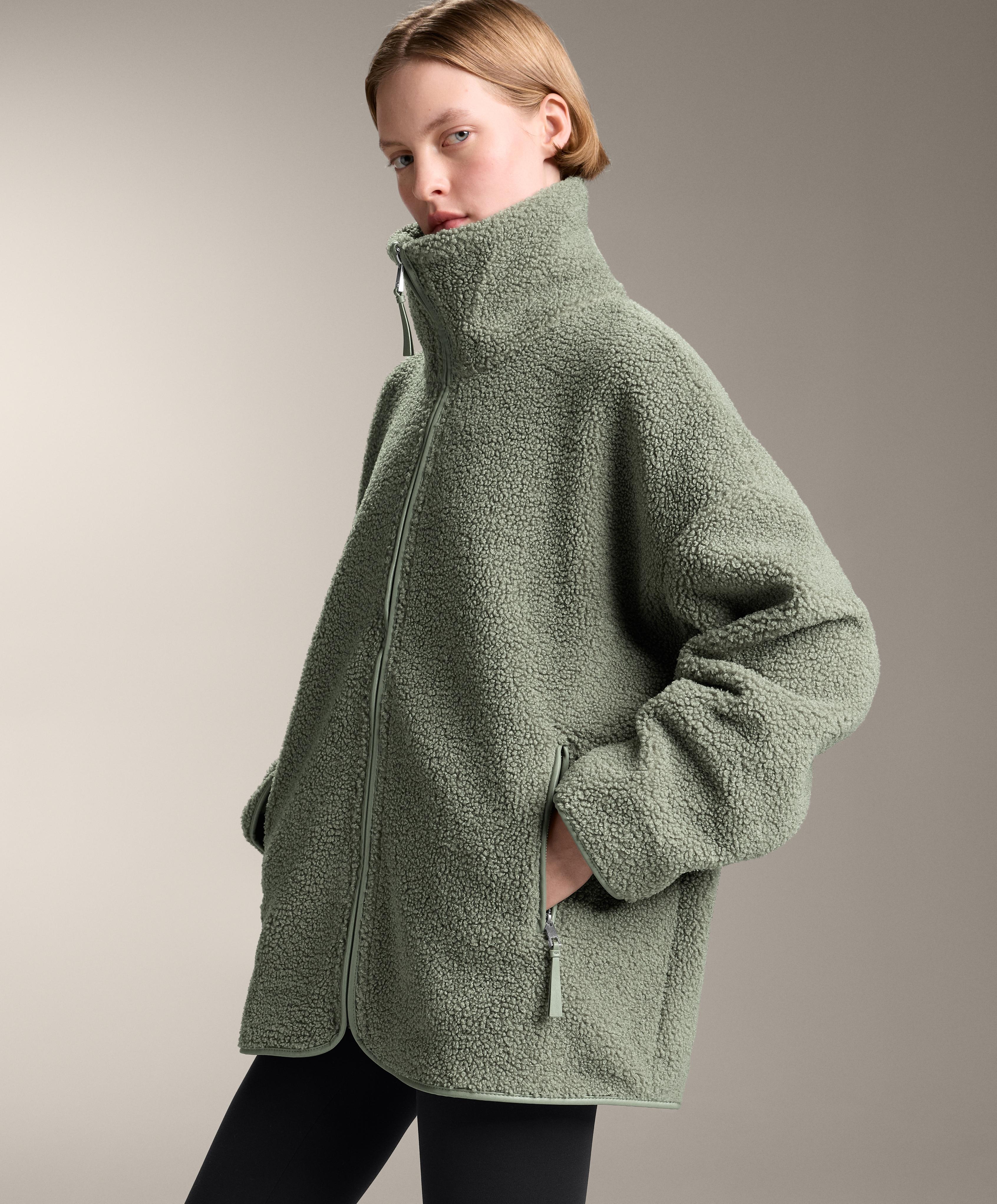 FAUX SHEARLING OVERSIZE JACKET