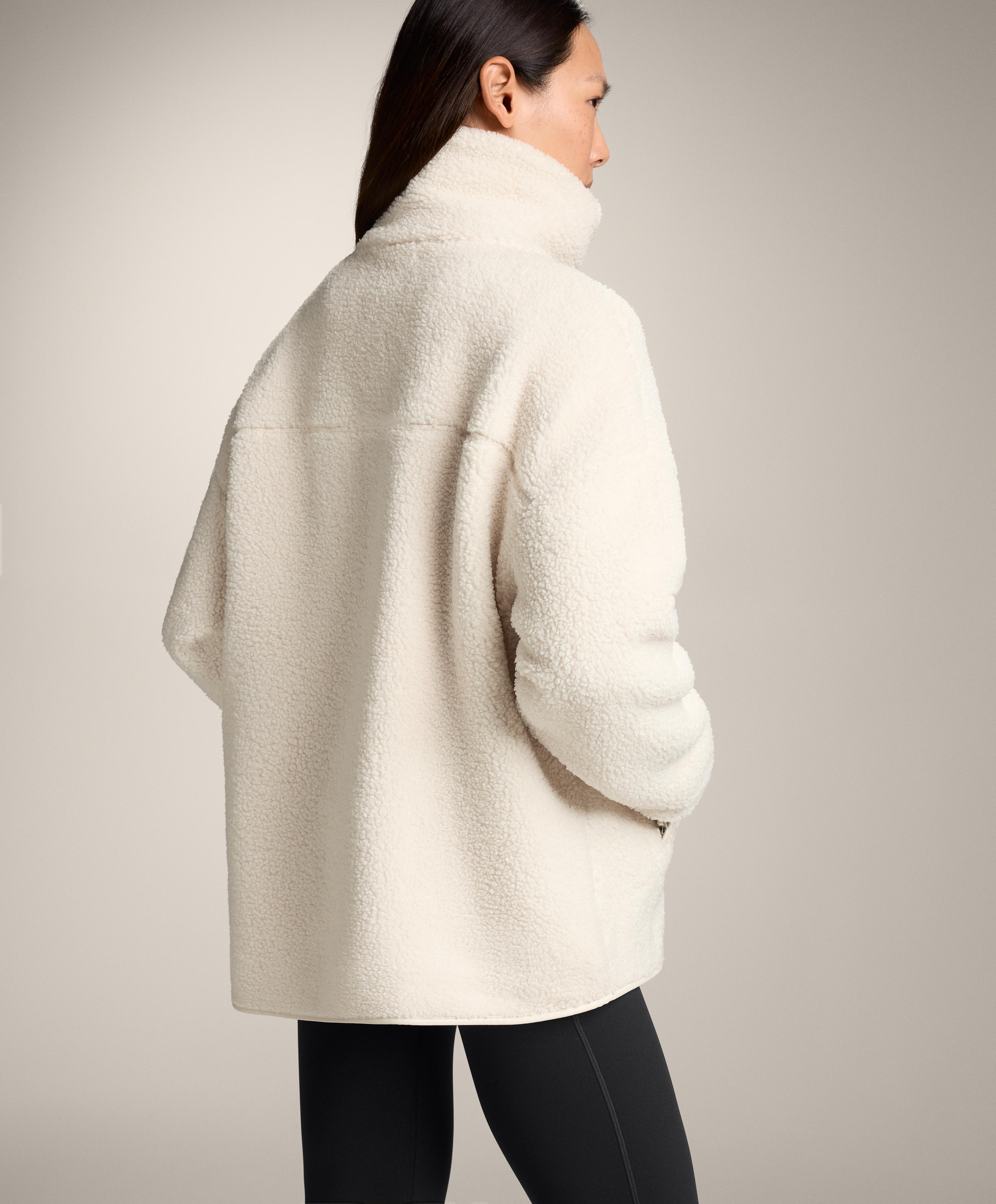 FAUX SHEARLING OVERSIZE JACKET