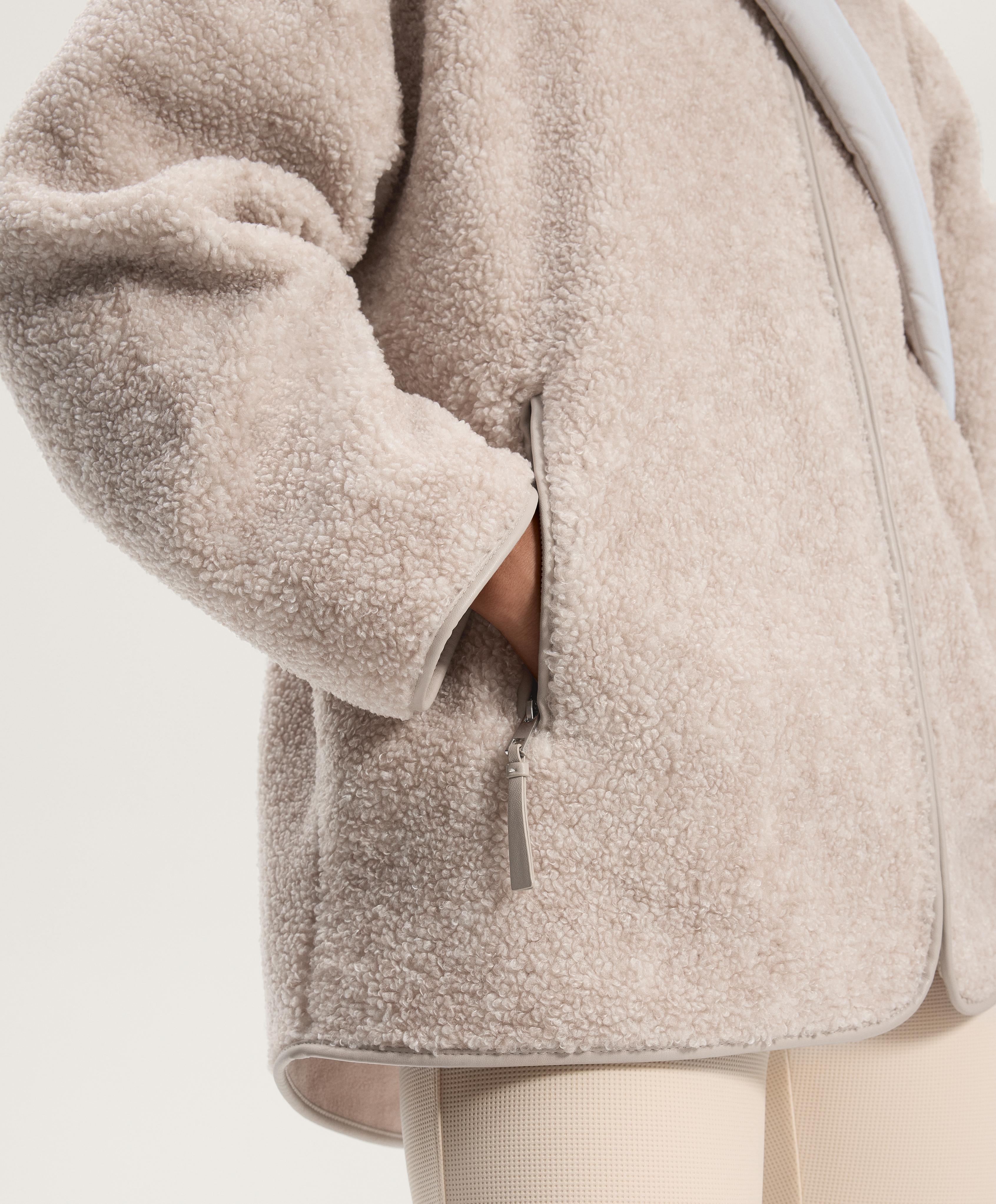 FAUX SHEARLING OVERSIZE JACKET