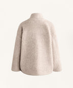 FAUX SHEARLING OVERSIZE JACKET