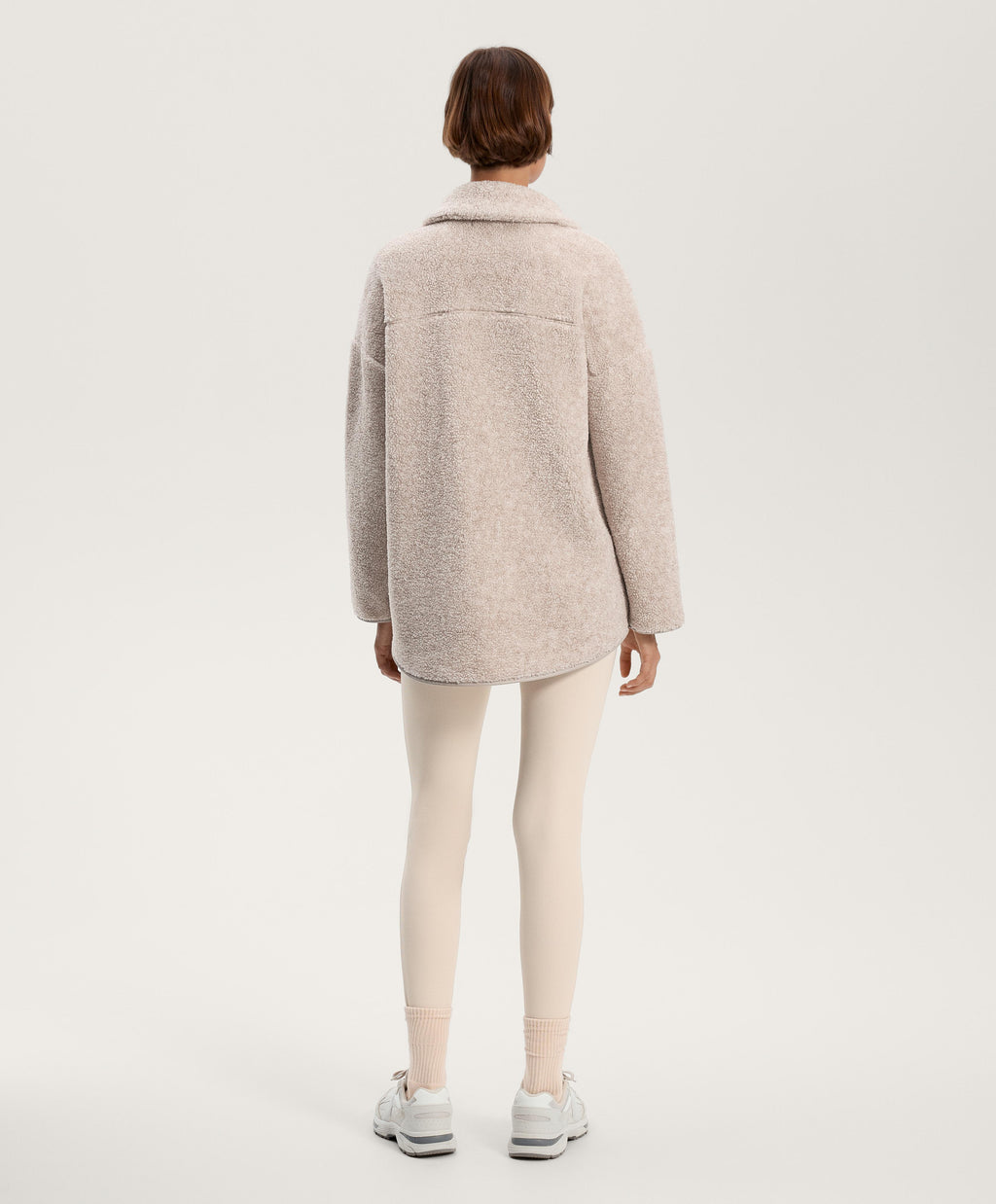 FAUX SHEARLING OVERSIZE JACKET