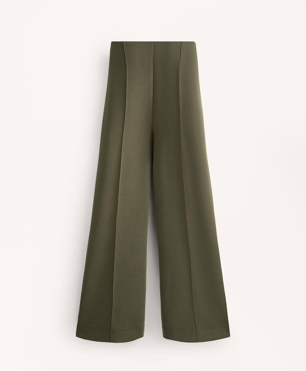 STRAIGHT LEG SOFT TOUCH MODAL TROUSERS WITH CREASE