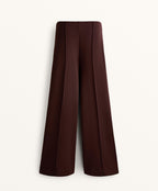 STRAIGHT LEG SOFT TOUCH MODAL TROUSERS WITH CREASE
