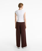STRAIGHT LEG SOFT TOUCH MODAL TROUSERS WITH CREASE