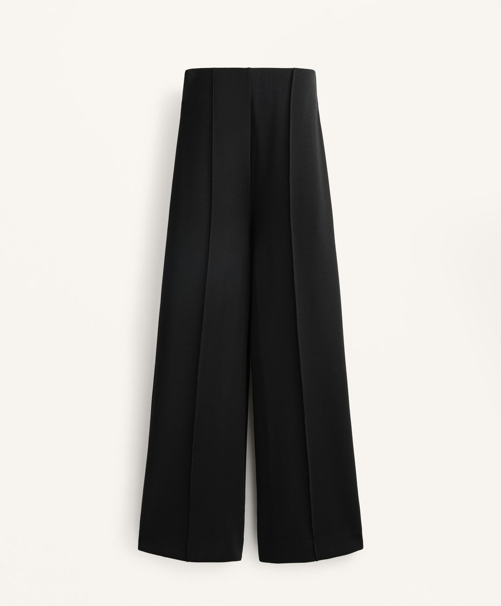 STRAIGHT LEG SOFT TOUCH MODAL TROUSERS WITH CREASE