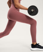 COMPRESSIVE HIGH RISE ANKLE LENGTH BASIC LEGGINGS