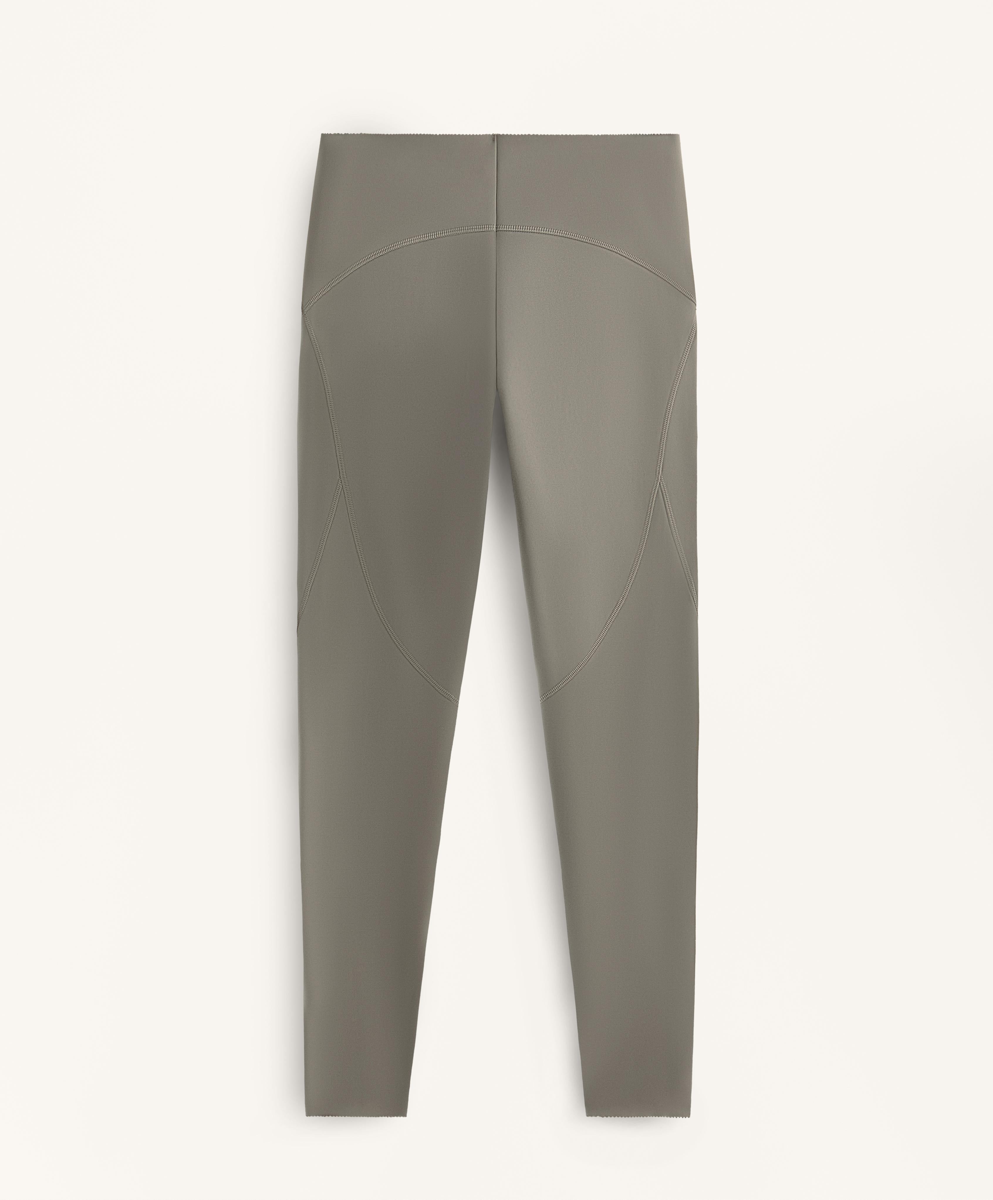 COMPRESSIVE HIGH RISE ANKLE LENGTH BASIC LEGGINGS
