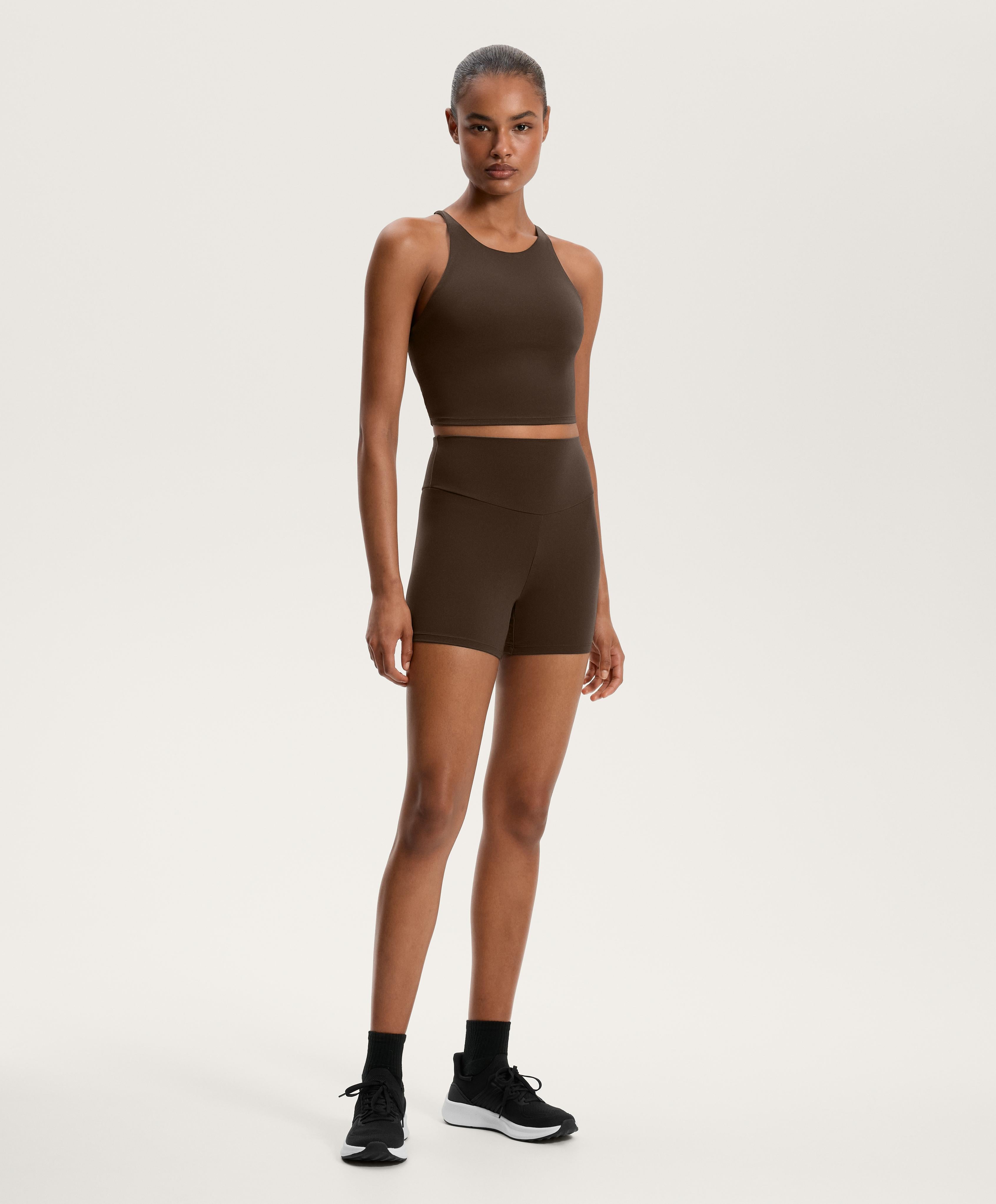 HIGH WAISTED COMFORTLUX 10 CM HOT PANTS